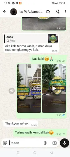Testimonial Papan Bunga Pernikahan kaduagung barat