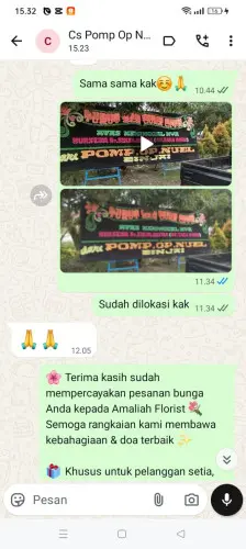 Testimonial Papan Bunga kaduagung barat