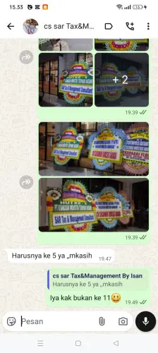 Testimonial Papan Bunga kaduagung barat