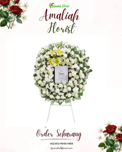 Krans Bunga Duka Cita kaduagung barat